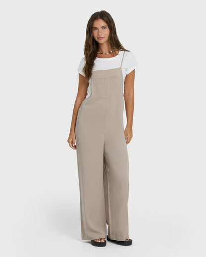 Billabong Women's Best Ever Jumpsuit - Cobblestone
