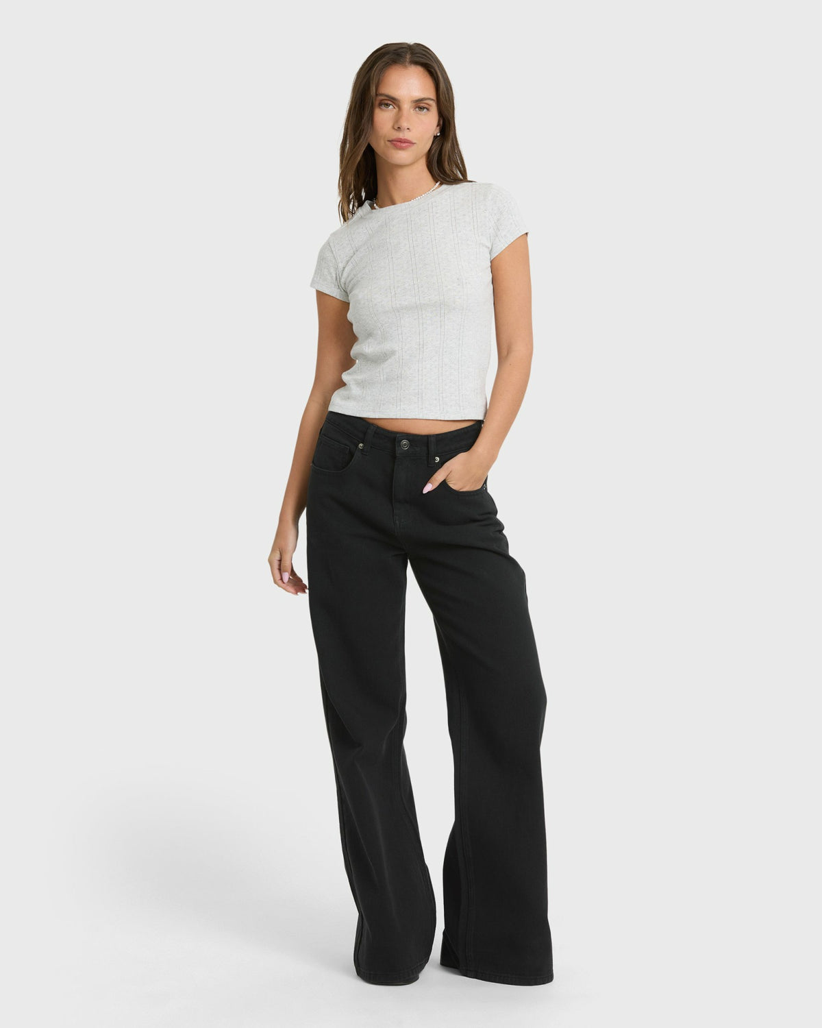 Billabong Women's Free Fall Flare Jeans - Black