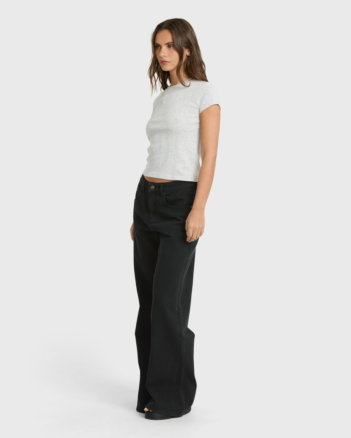 Billabong Women's Free Fall Flare Jeans - Black