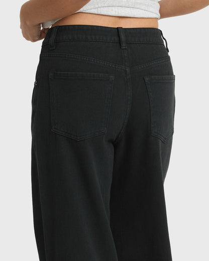 Billabong Women's Free Fall Flare Jeans - Black