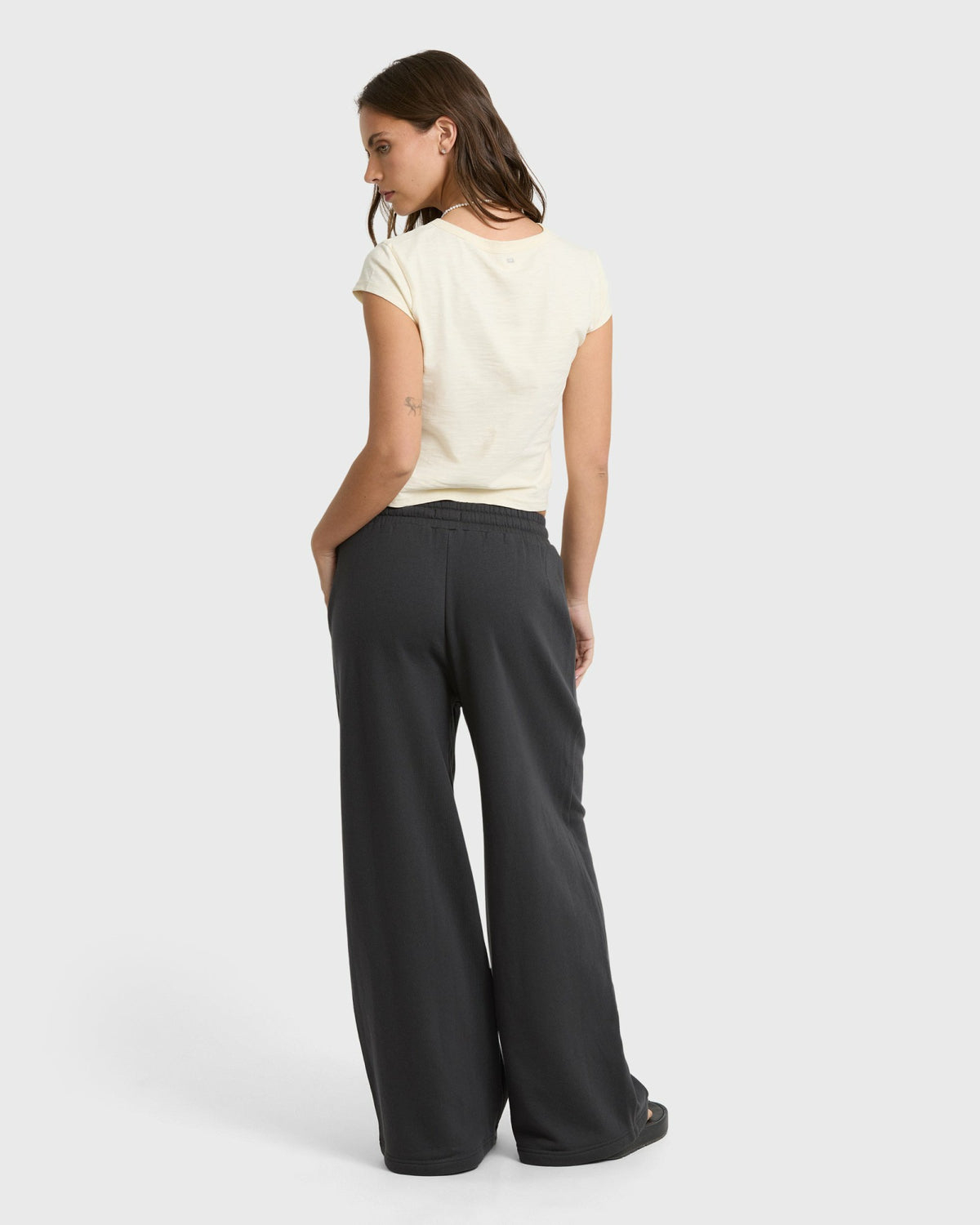 Billabong Women's Midnight Session Fleece Pants - Off Black