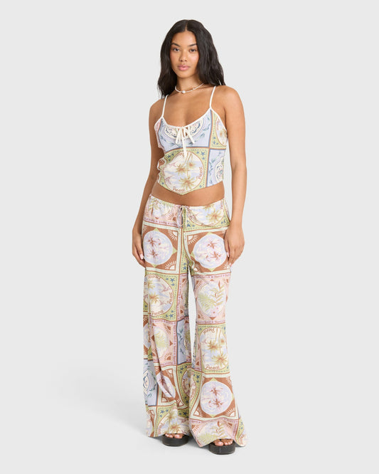 Billabong Women's Into The Sun Woven Pants - White Cap