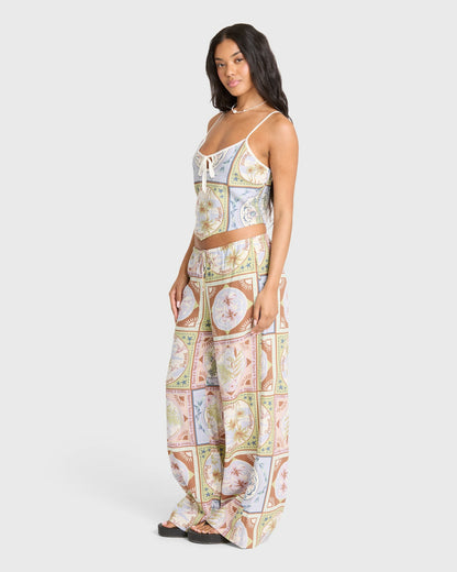 Billabong Women's Into The Sun Woven Pants - White Cap
