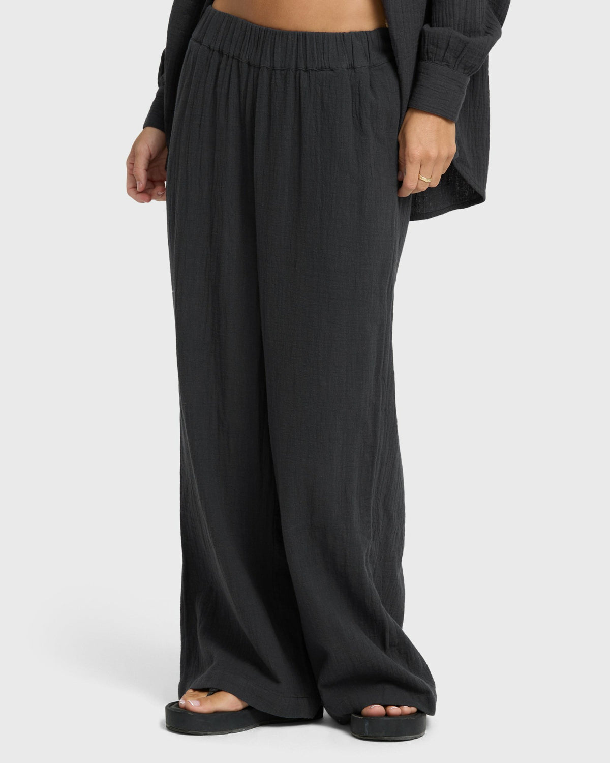 Billabong Women's Follow Me Pants - Black Sands