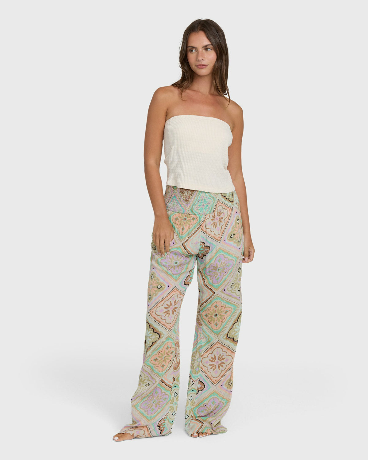 Billabong Women's New Waves 2 Printed Pants - Cactus