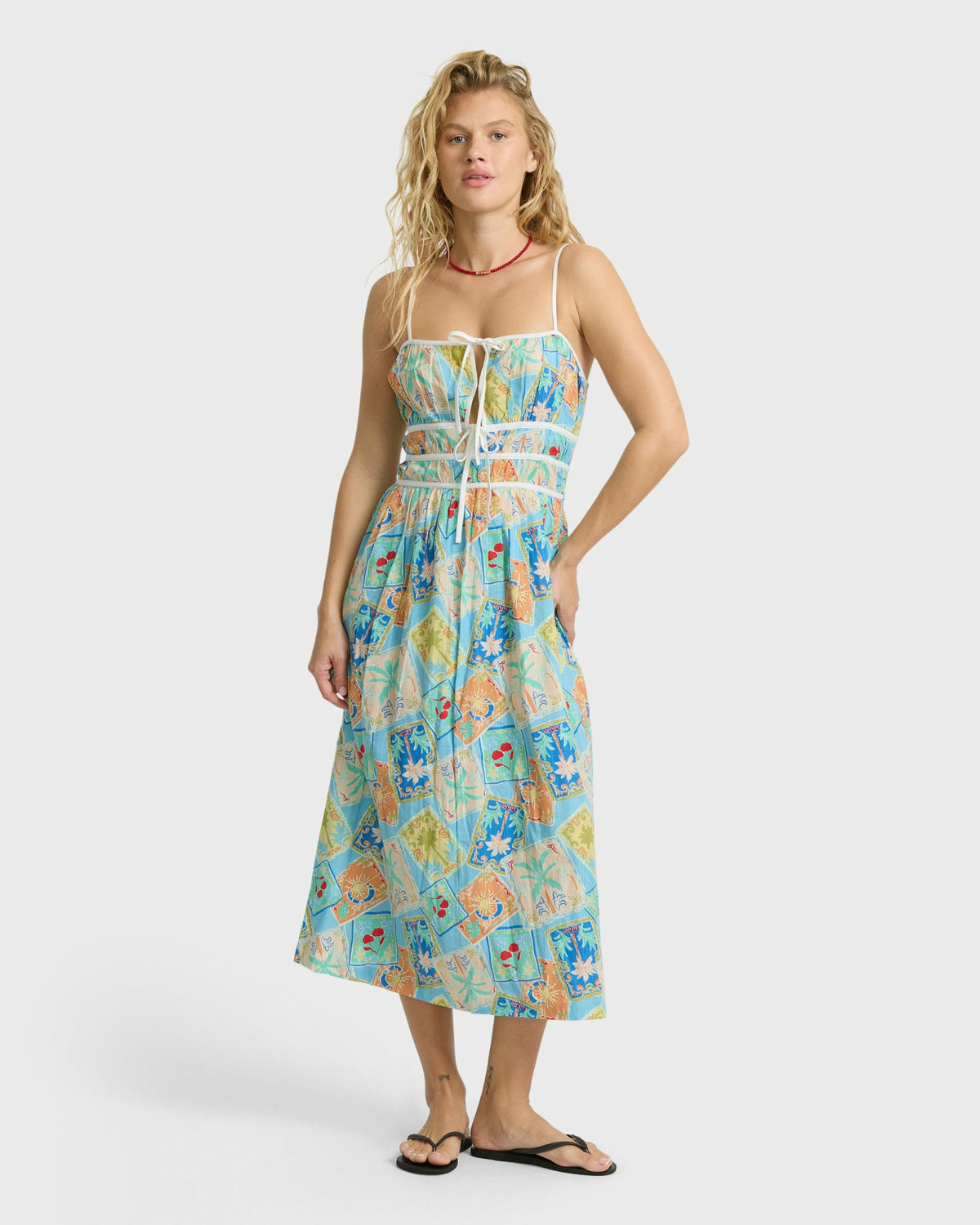 Billabong Women's Palm Grove Midi Dress - Dream Blue