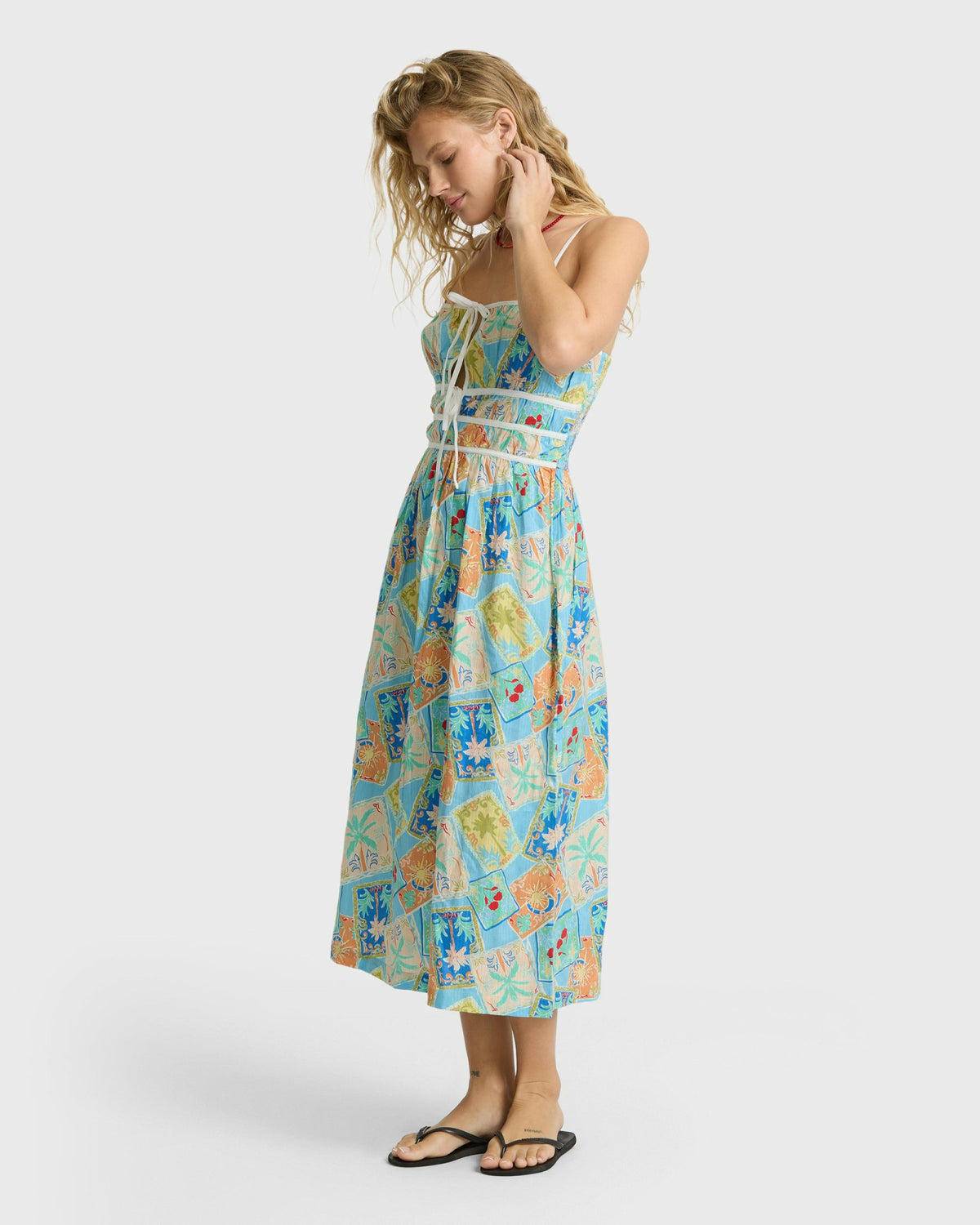 Billabong Women's Palm Grove Midi Dress - Dream Blue