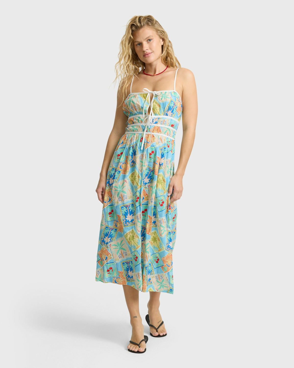 Billabong Women's Palm Grove Midi Dress - Dream Blue