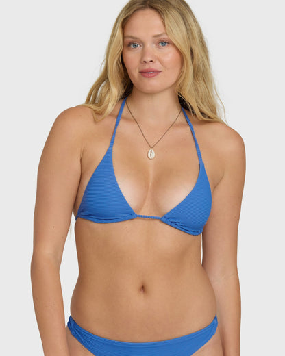 Billabong Women's Tanlines Multi Triangle Bikini Top - True Blue