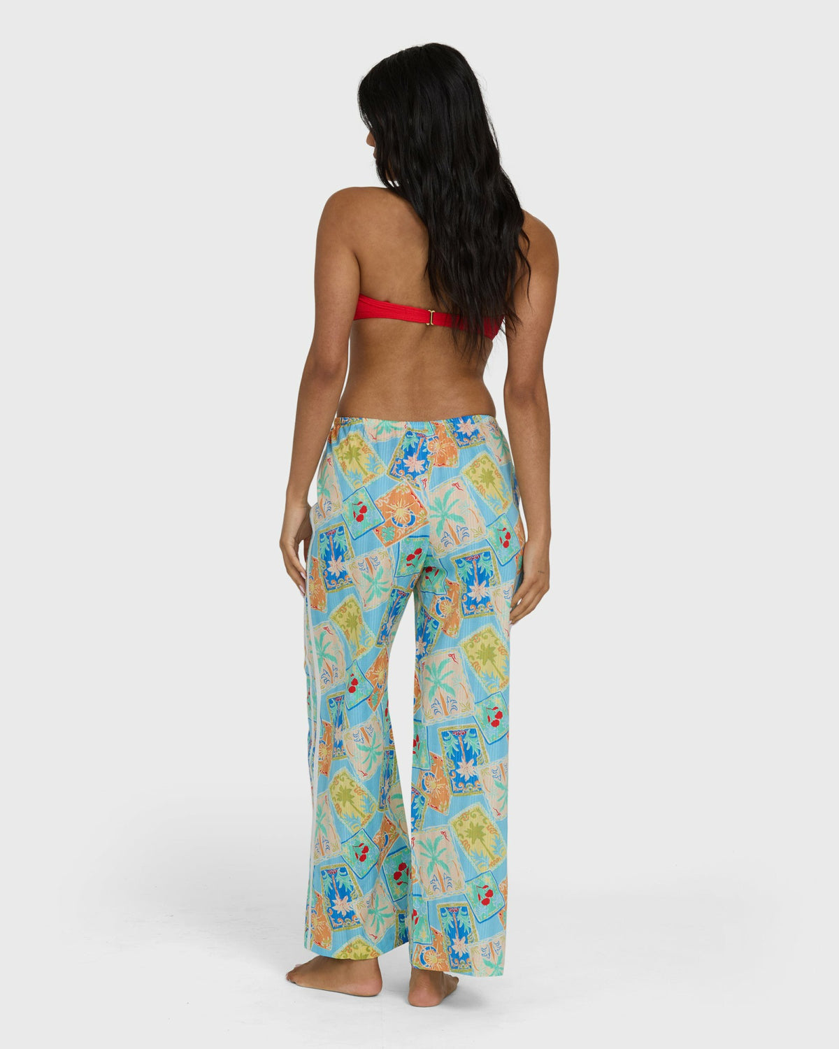 Billabong Women's Palm Grove Elastic Waist Pants - Dream Blue