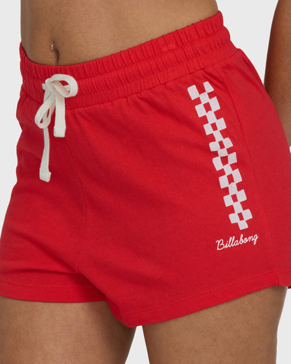 Billabong Women's Vacay Forever Knit Shorts - Fiesta Red