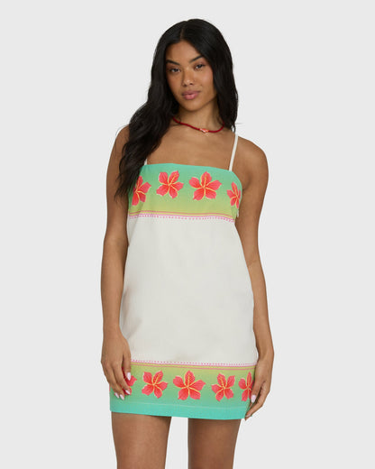 Billabong Women's Sun Rays Mini Dress - Salt Crystal