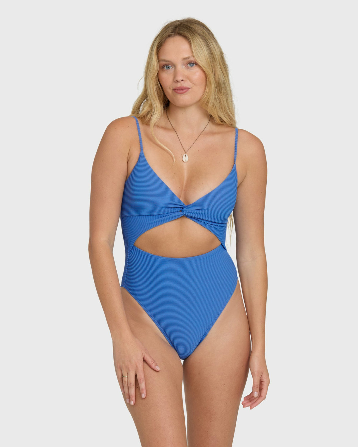 Billabong Women's Tanlines Mika One-Piece Swimsuit - True Blue