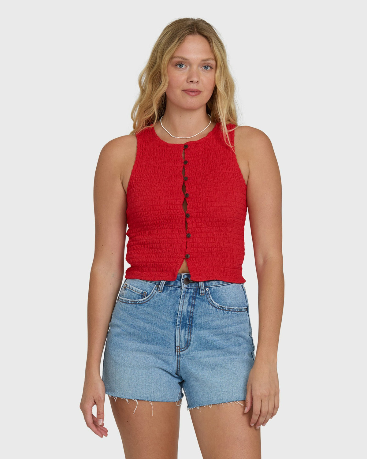 Billabong Women's Kelsey Tank Top - Fiesta Red