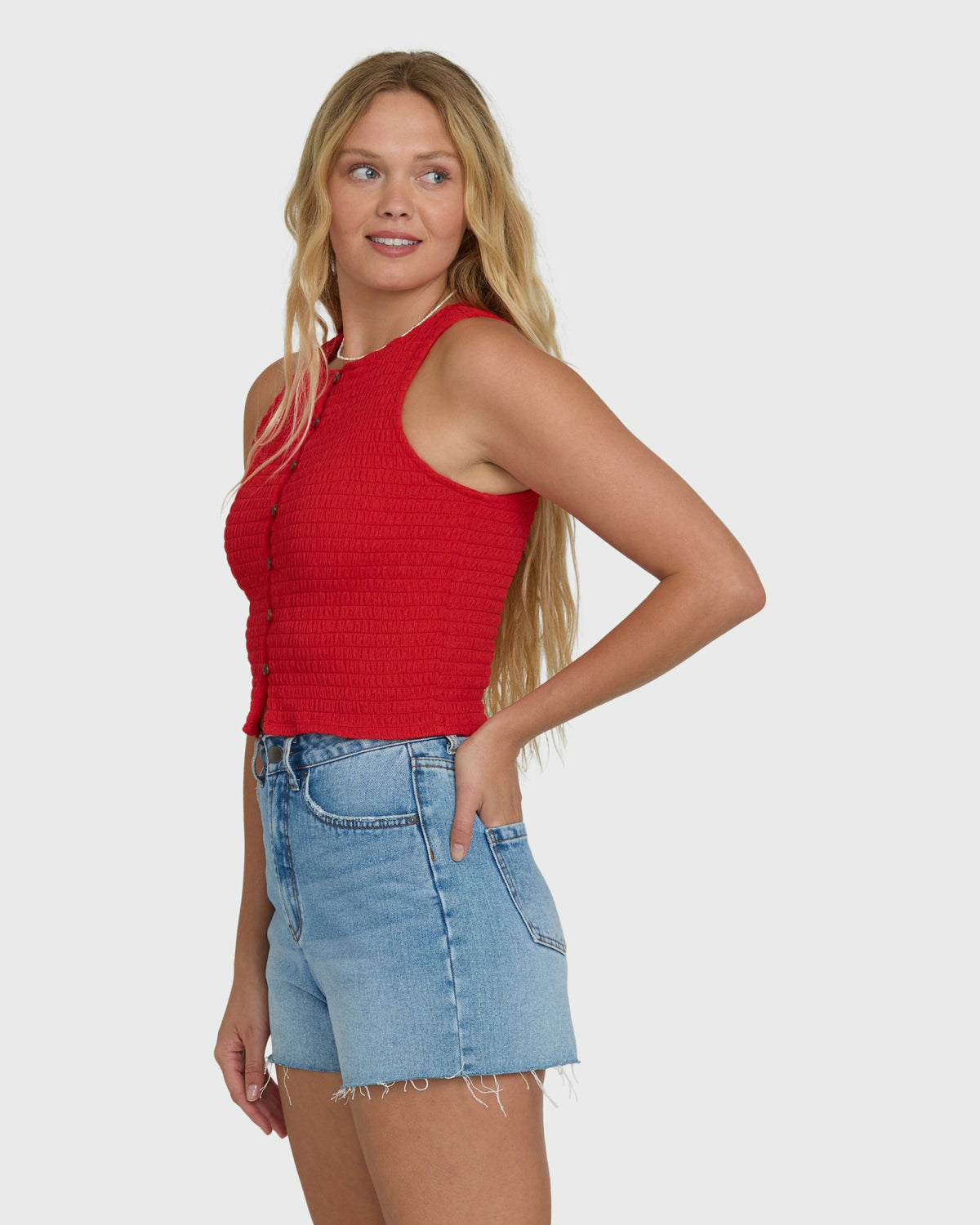 Billabong Women's Kelsey Tank Top - Fiesta Red