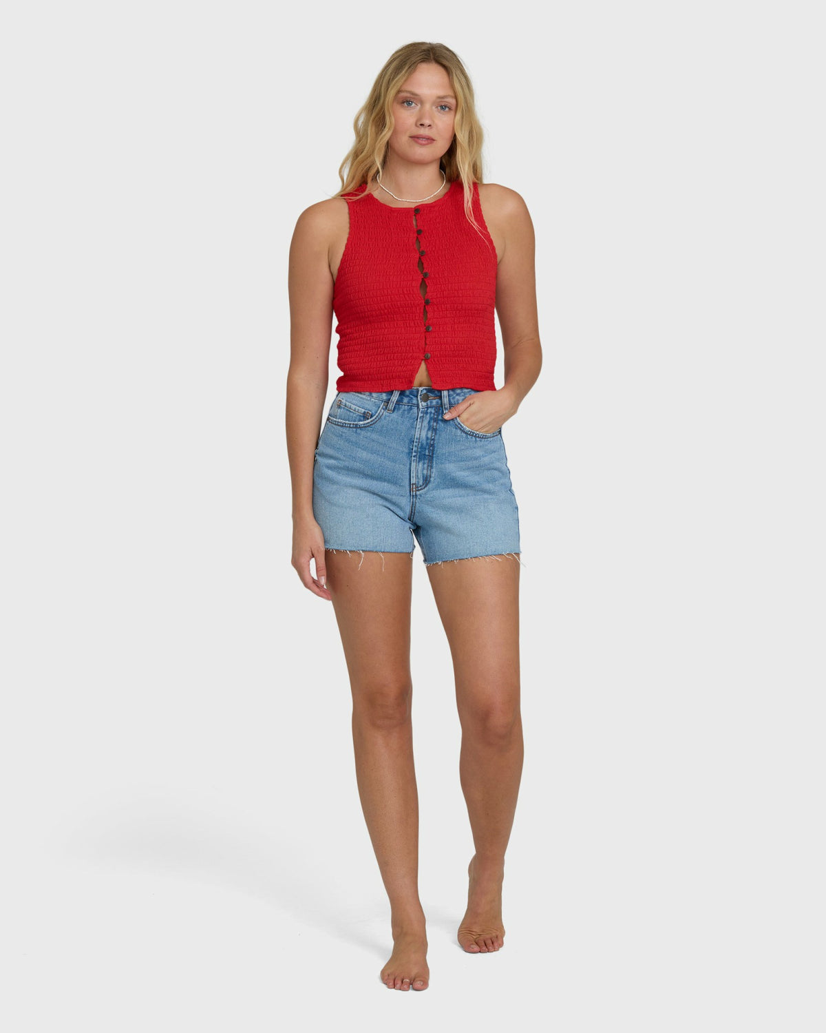 Billabong Women's Kelsey Tank Top - Fiesta Red