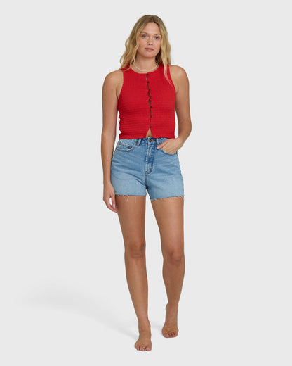 Billabong Women's Kelsey Tank Top - Fiesta Red