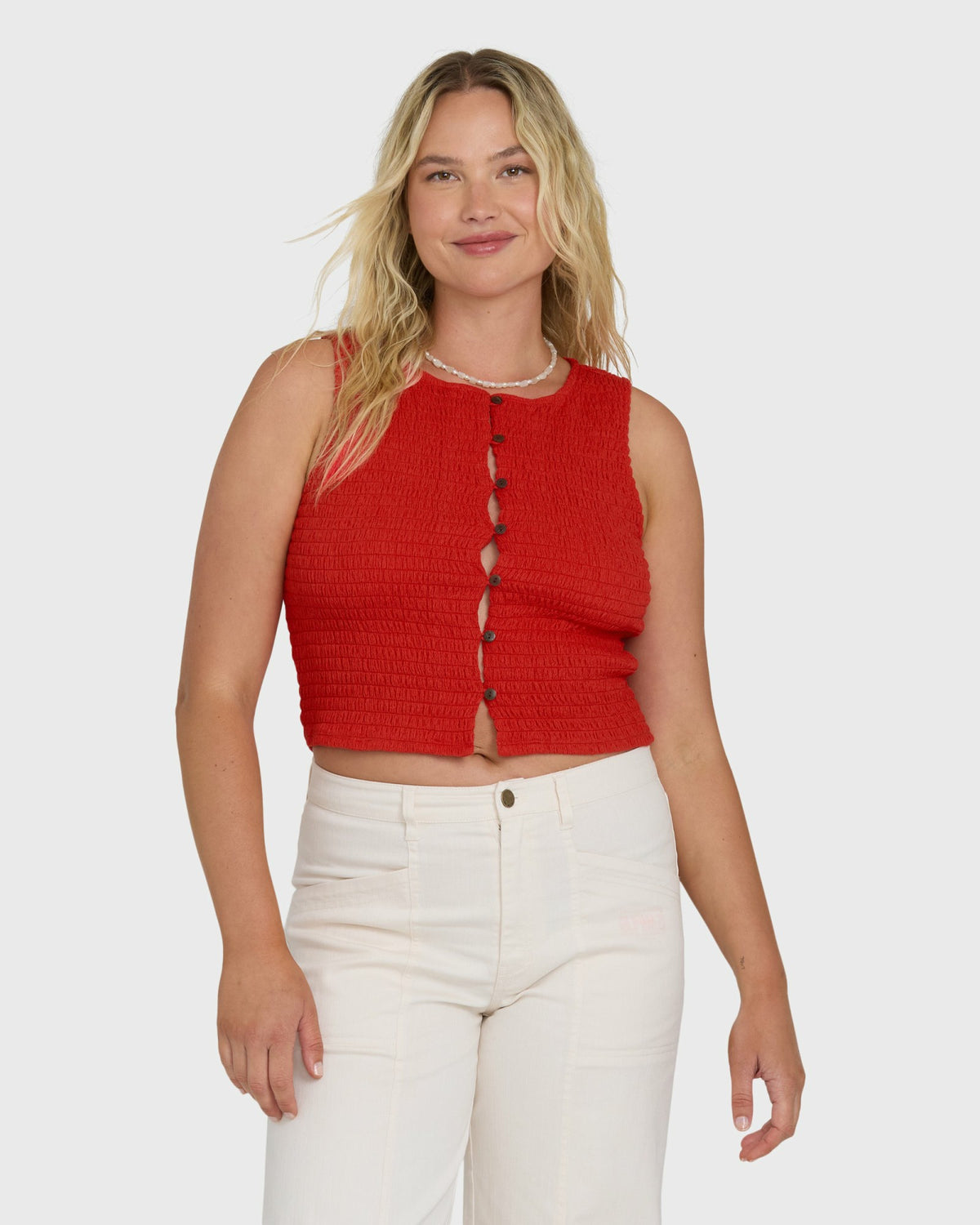 Billabong Women's Kelsey Tank Top - Fiesta Red
