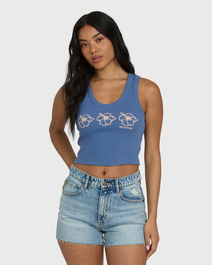 Billabong Women's Headed To Sea Tank Top - Dutch Blue