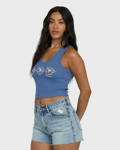 Billabong Women's Headed To Sea Tank Top - Dutch Blue