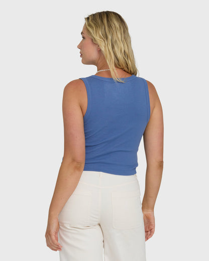 Billabong Women's Headed To Sea Tank Top - Dutch Blue