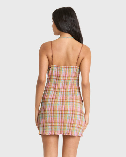 Billabong Women's Call Me Mini Dress - Party Pink