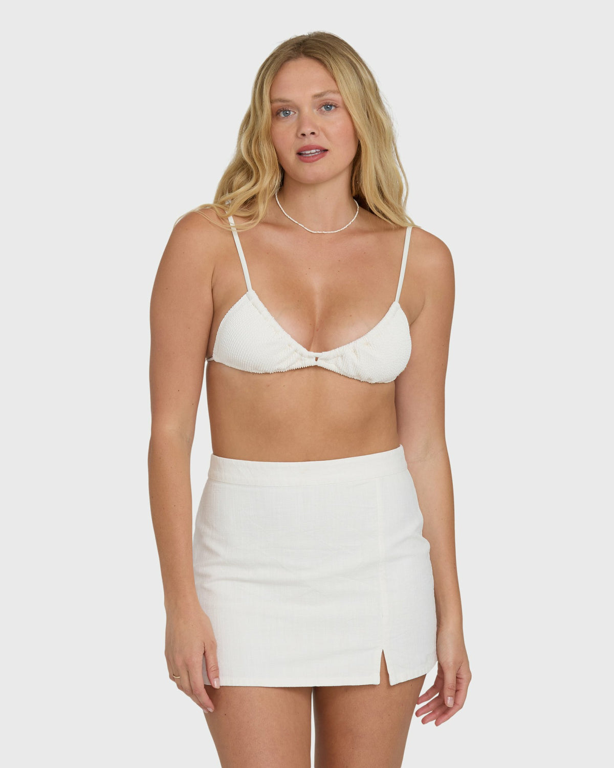 Billabong Women's Wave Washed Mini Skirt - Salt Crystal