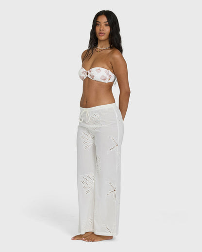 Billabong Women's Beach Livin Pants - Salt Crystal