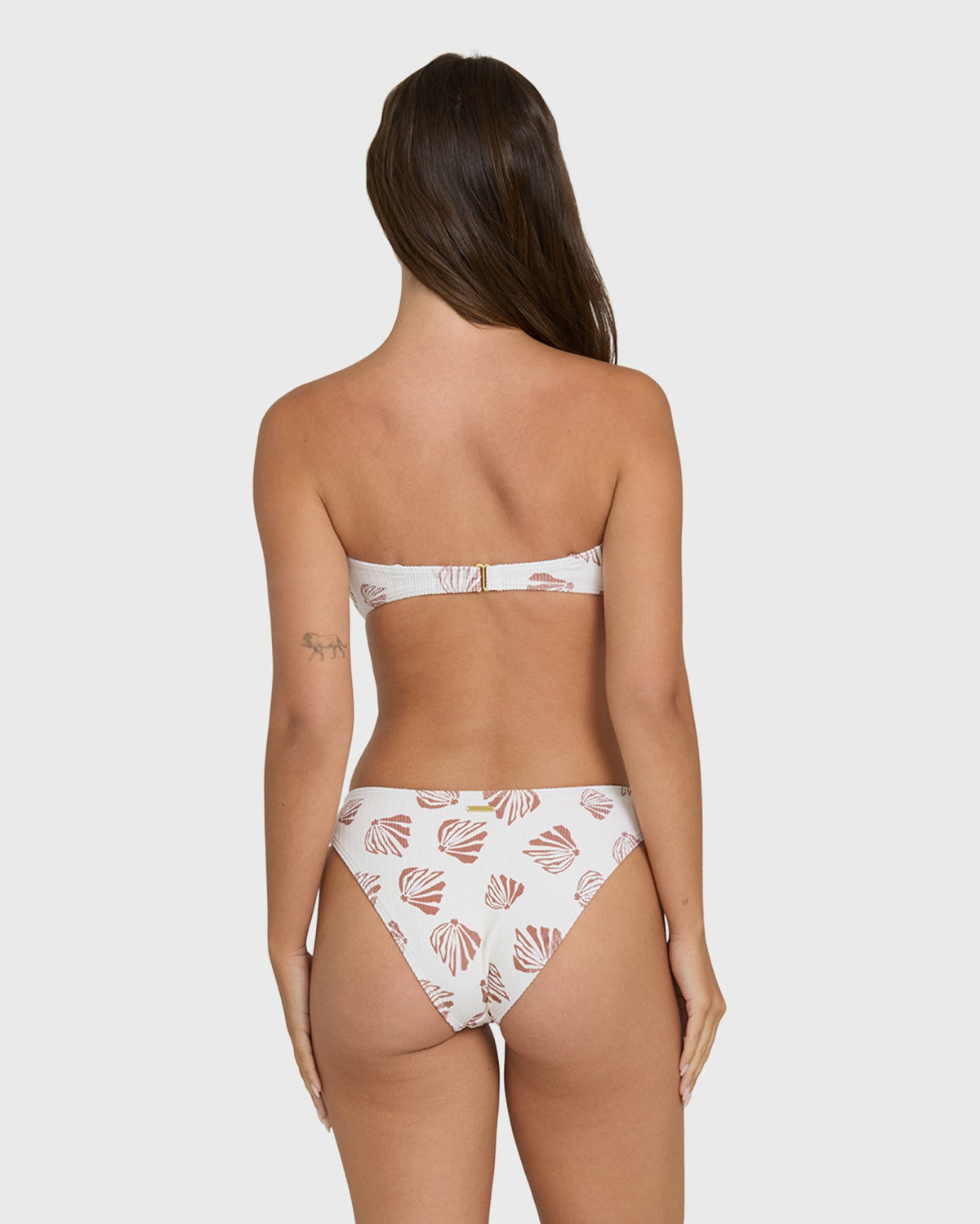 Billabong Women's Sandy Shells Bondi Bikini Bottoms - Salt Crystal
