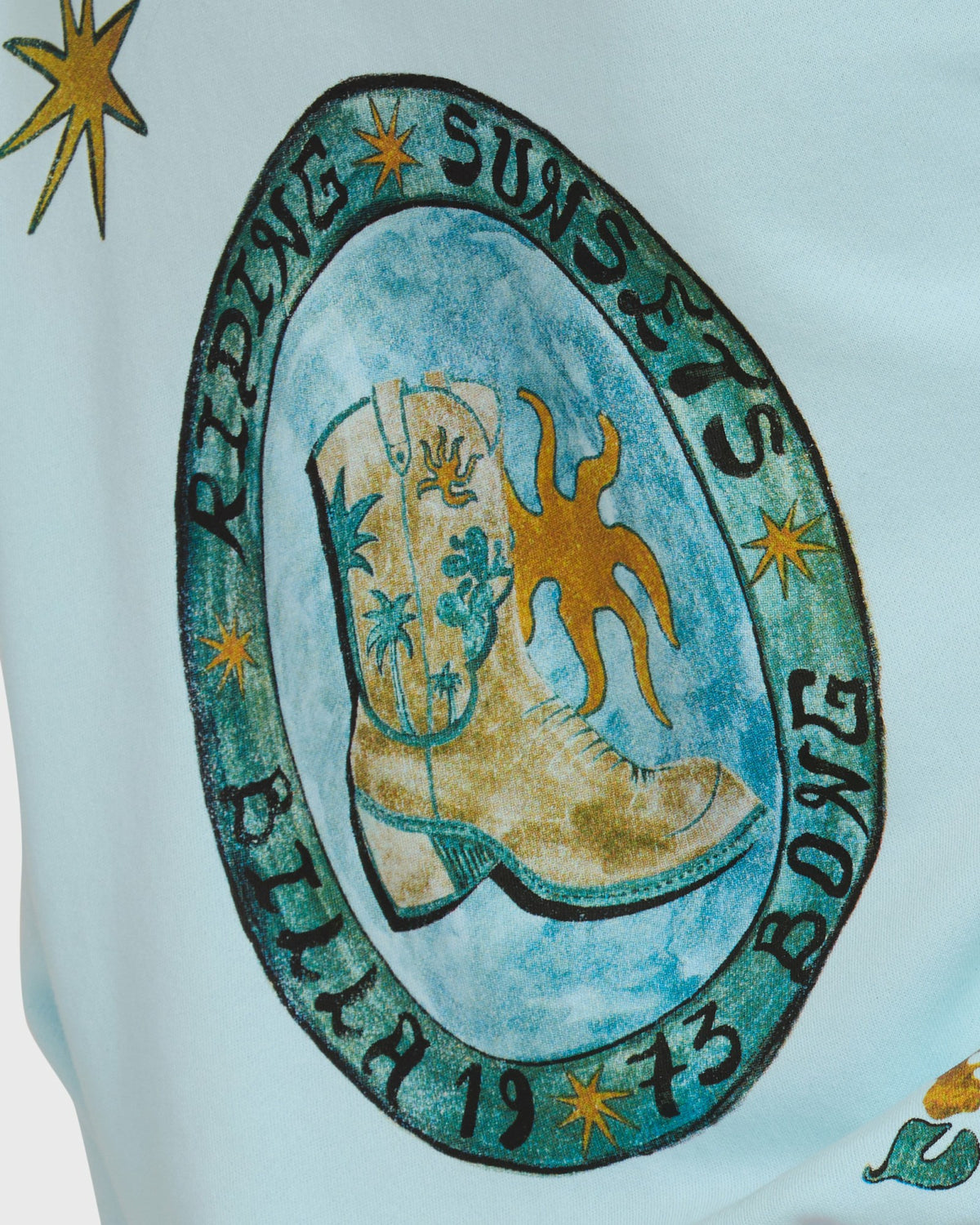 Billabong Women's Sunset Rider Kendal Crewneck Sweatshirt - Clearwater