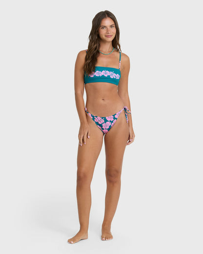 Billabong Women's Mahalo Baby Reversible Tully Tube Bikini Top - Deep Lagoon