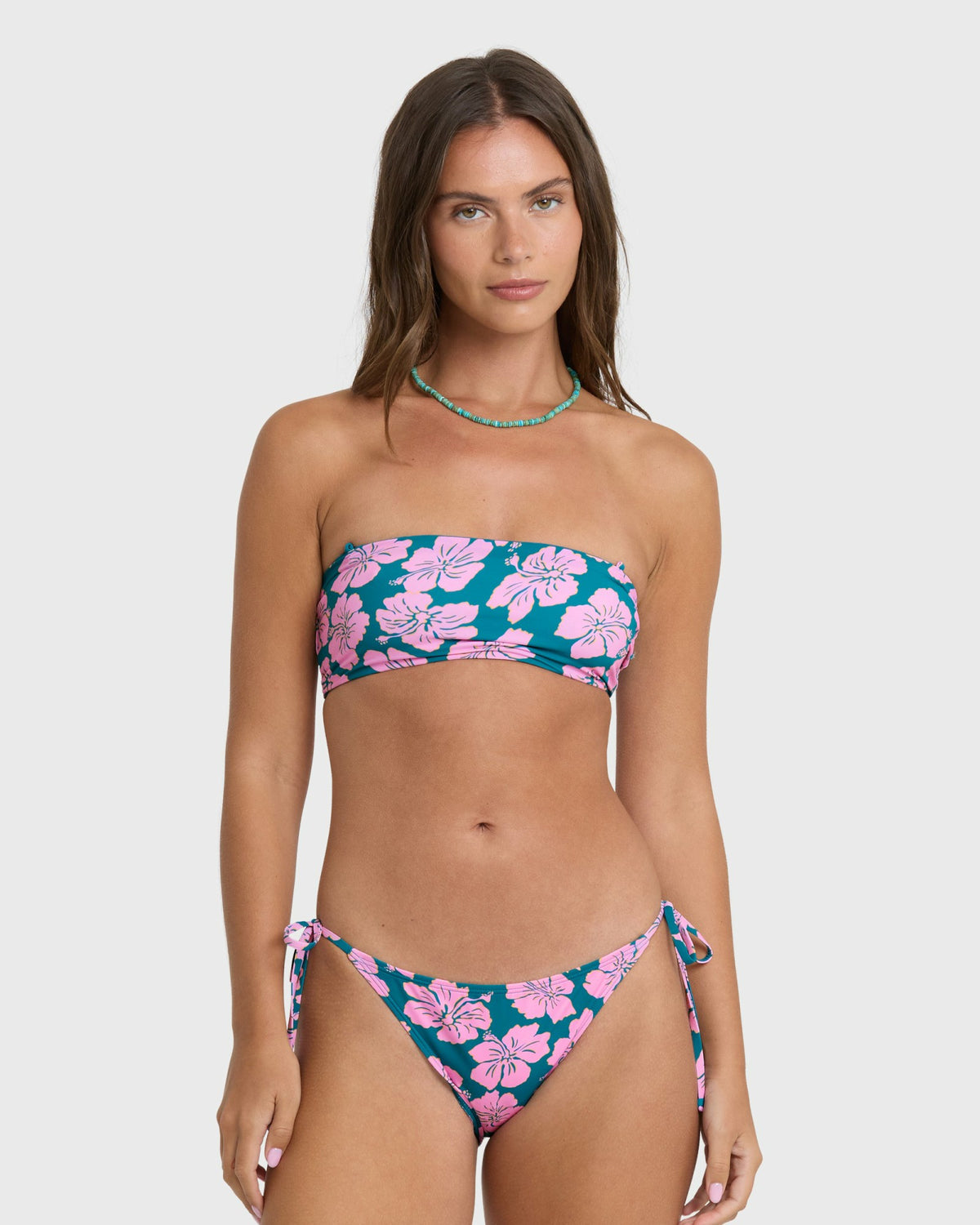Billabong Women's Mahalo Baby Reversible Tully Tube Bikini Top - Deep Lagoon