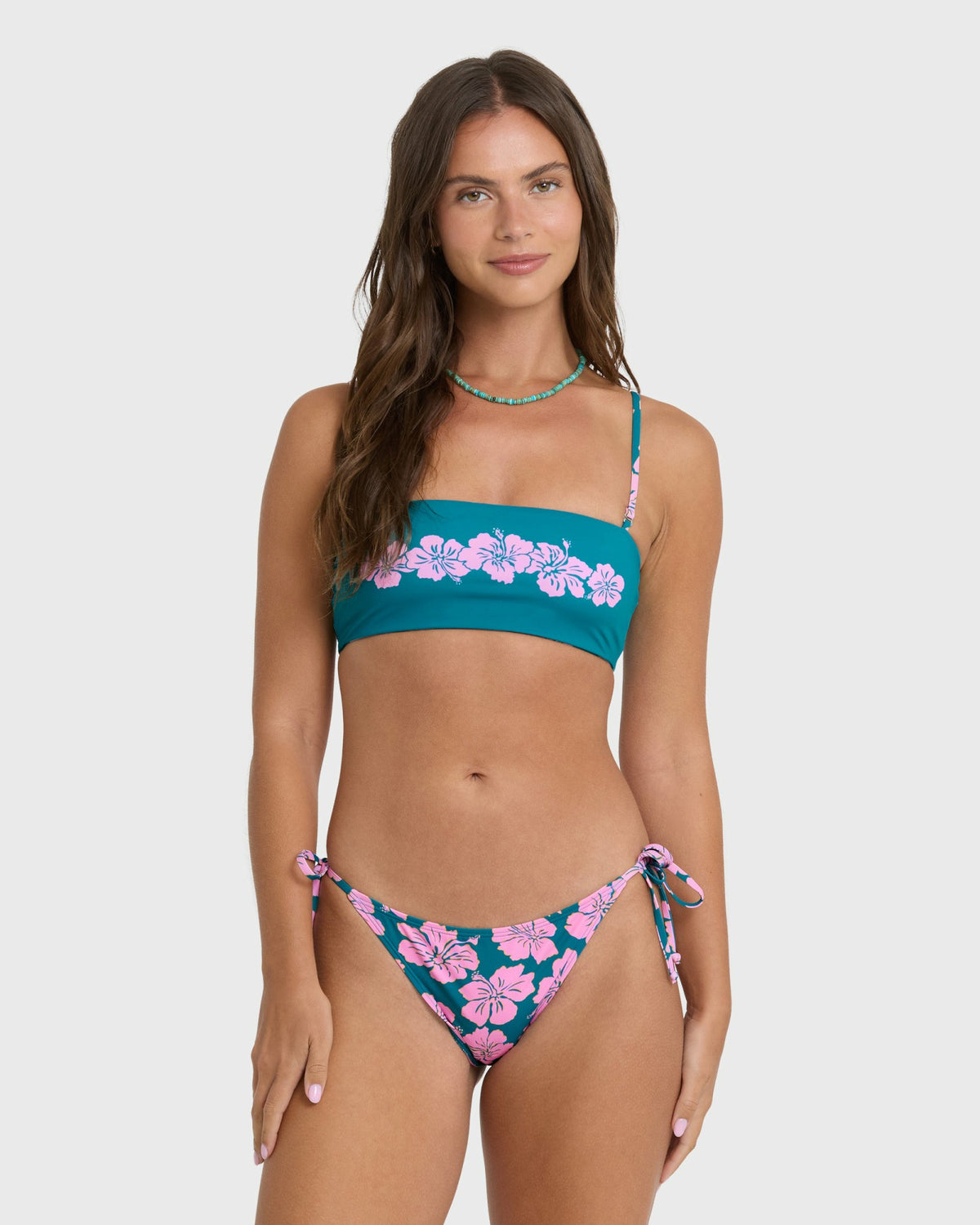 Billabong Women's Mahalo Baby Tie-Side Maui Bikini Bottoms - Deep Lagoon