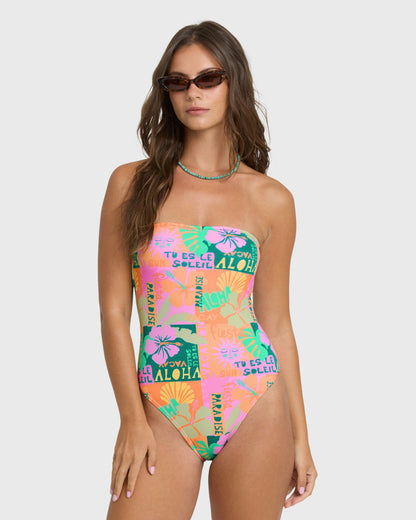 Billabong Women's Sunscape Tully Hawaii Swimsuit - Deep Lagoon