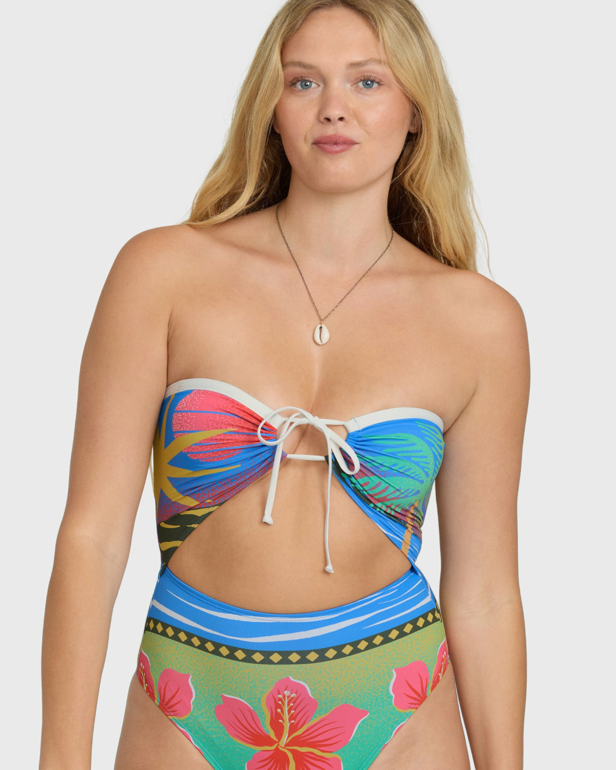 Billabong Women's Midnight Tropics Andrew Hawaii Swimsuit - True Blue