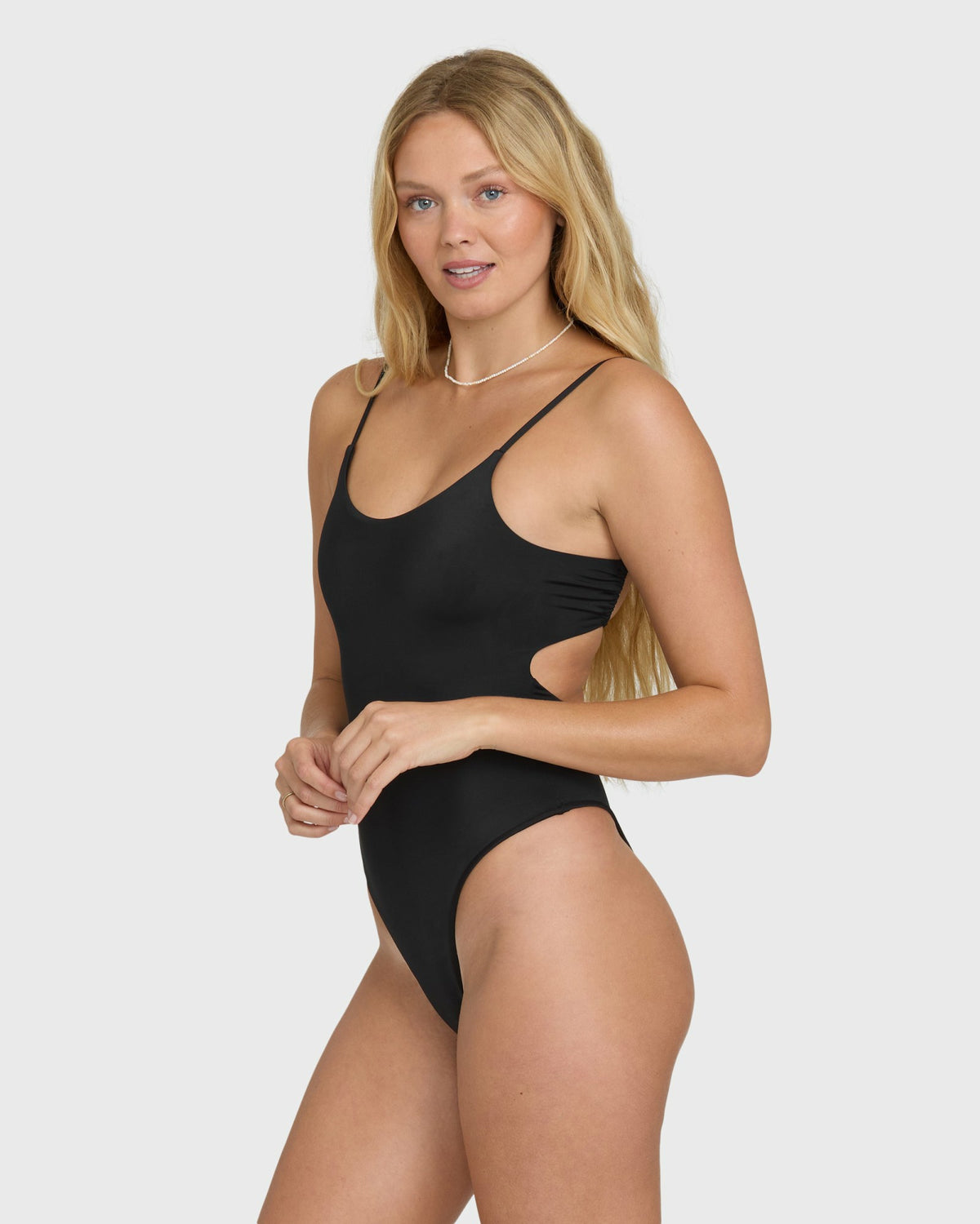 Billabong Women's Sol Searcher Sloane One Piece Swimsuit - Black Pebble