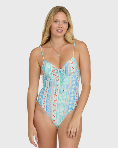 Billabong Women's Picnic Ella Hawaii One-Piece Swimsuit - Dream Blue