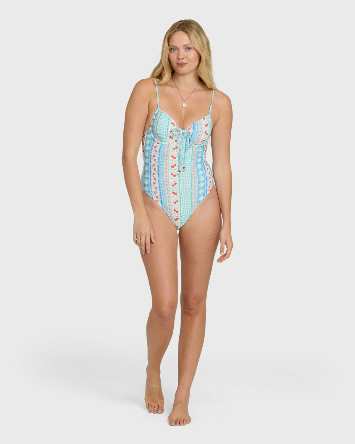 Billabong Women's Picnic Ella Hawaii One-Piece Swimsuit - Dream Blue