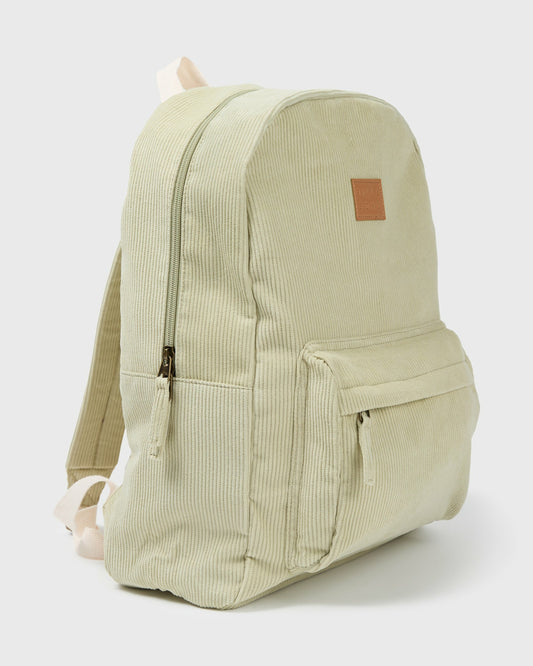Billabong Women's Schools Out Cord 16L Backpack - Smoke Green