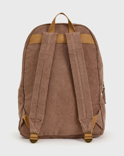 Billabong Women's Schools Out Cord Backpack - Brown Stone