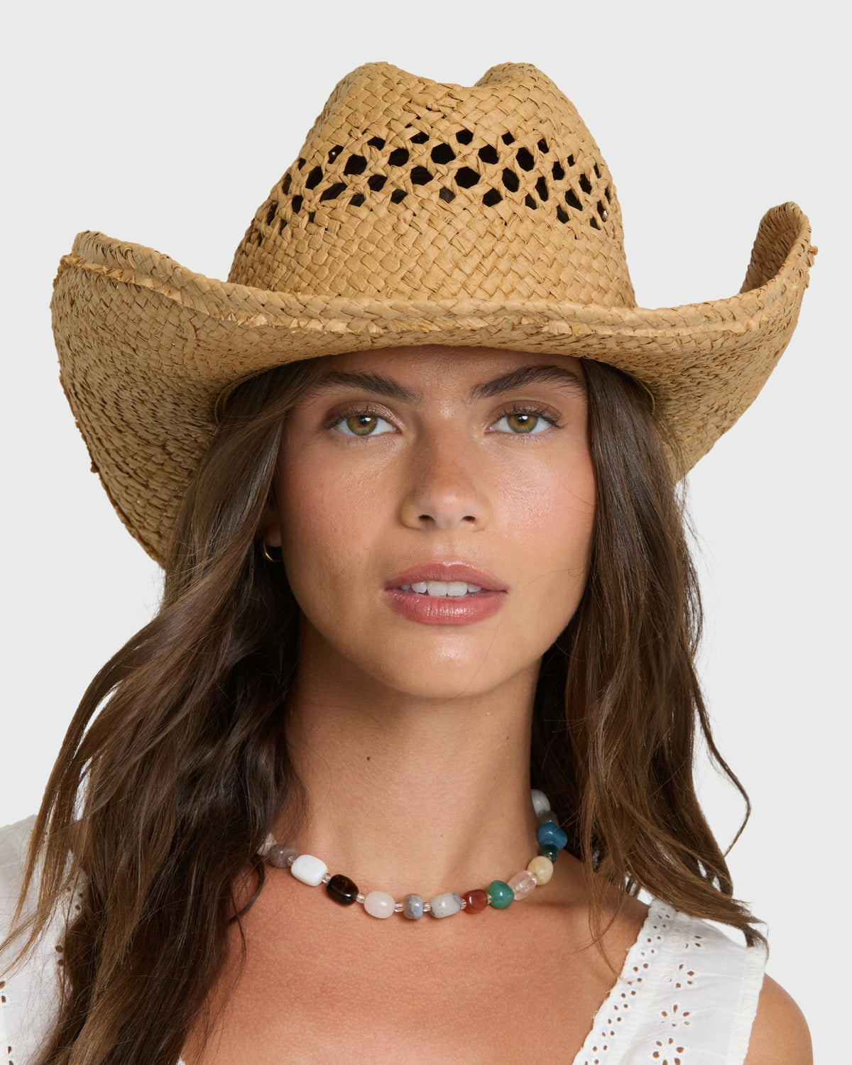 Billabong Women's Wild Waves Wide Brim Straw Hat - Natural