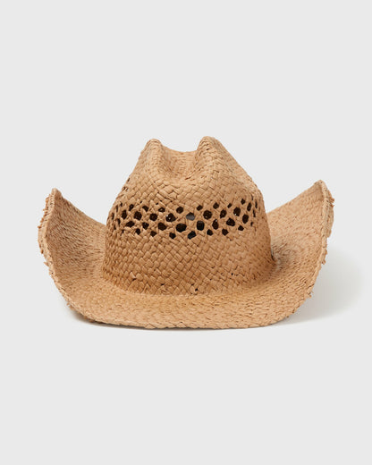 Billabong Women's Wild Waves Wide Brim Straw Hat - Natural