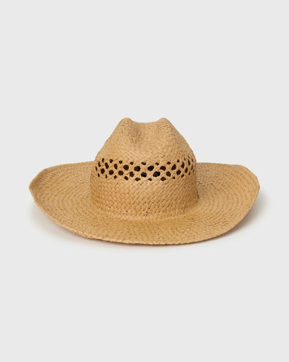 Billabong Women's Wild Waves Wide Brim Straw Hat - Natural