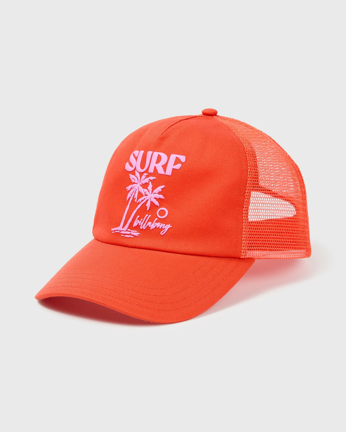 Billabong Women's Sunday Trucker Hat - Vermillion Orange