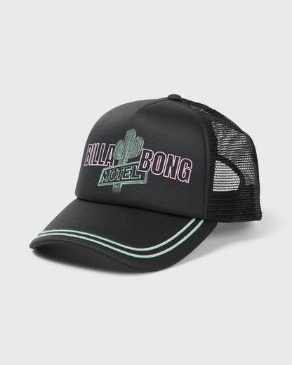Billabong Women's Grandpa Trucker Hat - Black Sands