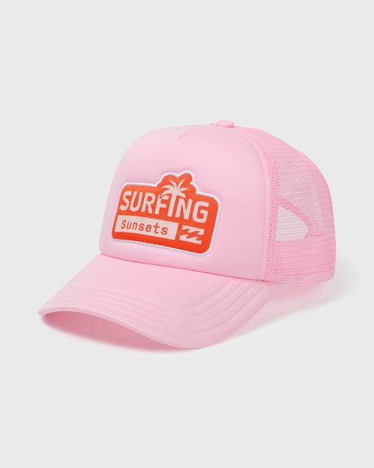 Billabong Women's Grandpa Trucker Hat - Candy Pink
