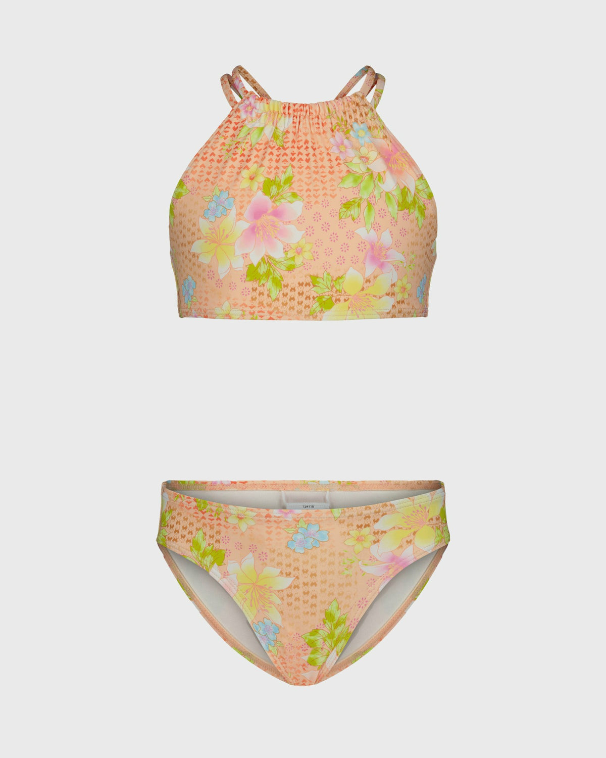 Billabong Women's Girls Crazy For Coral Bikini Set