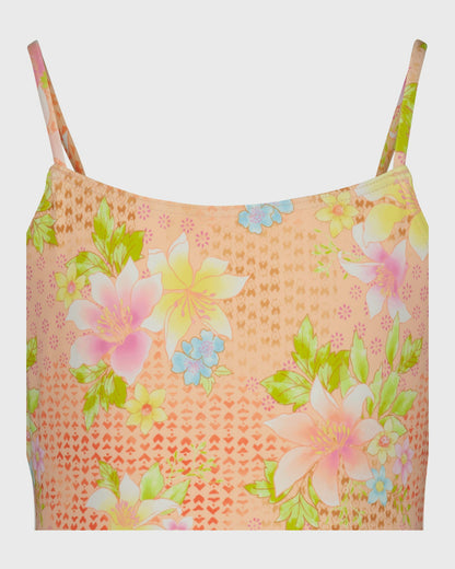 Billabong Women's Girls Crazy For Coral One Piece Swimsuit