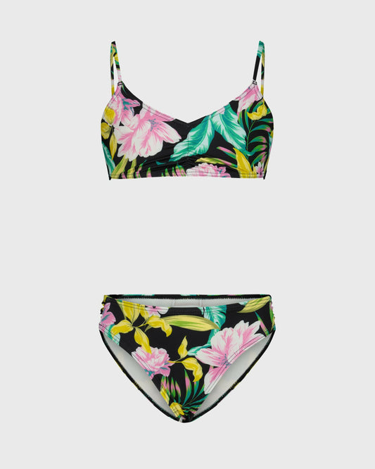 Billabong Women's Girls Shadow Tropics Bikini Set