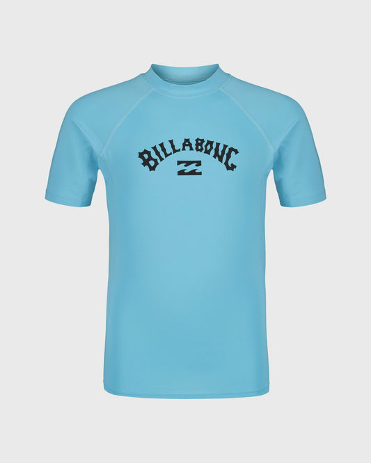 Billabong Women's Boys Arch Performance Fit Short Sleeve Rashguard